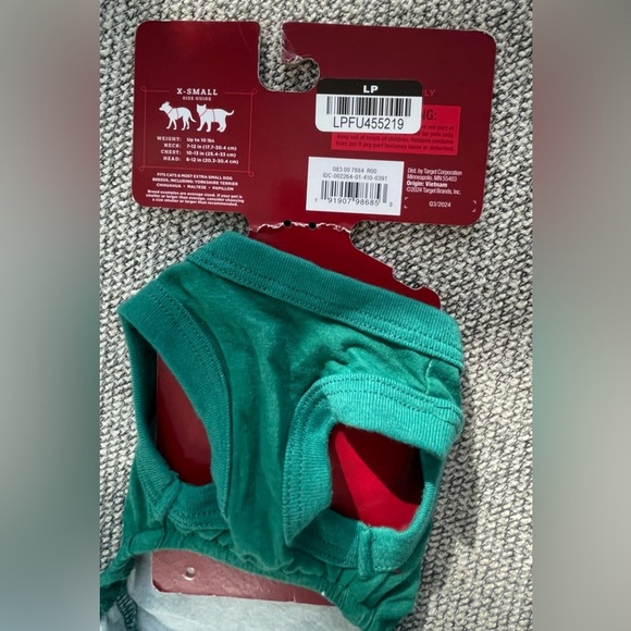 Wondershop Green Starry Dog Pajamas - Picture 3 of 11